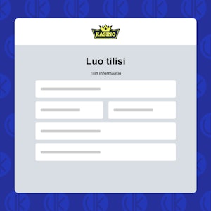Luo pelitili ja kirjaudu sisään