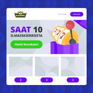 Siirry Kampanjat- tai Kasinobonukset-osioon