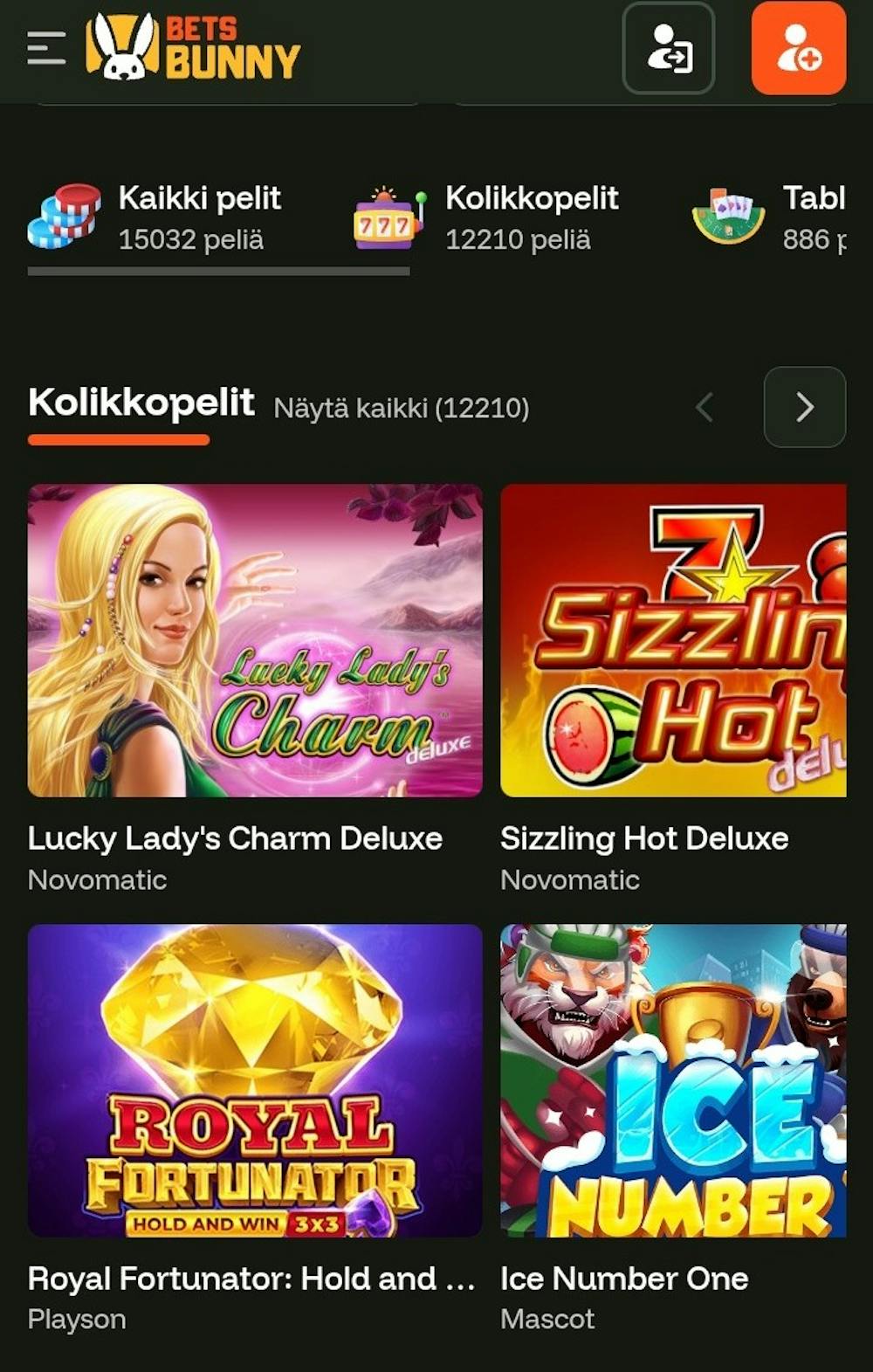 bets bunny casino pelit