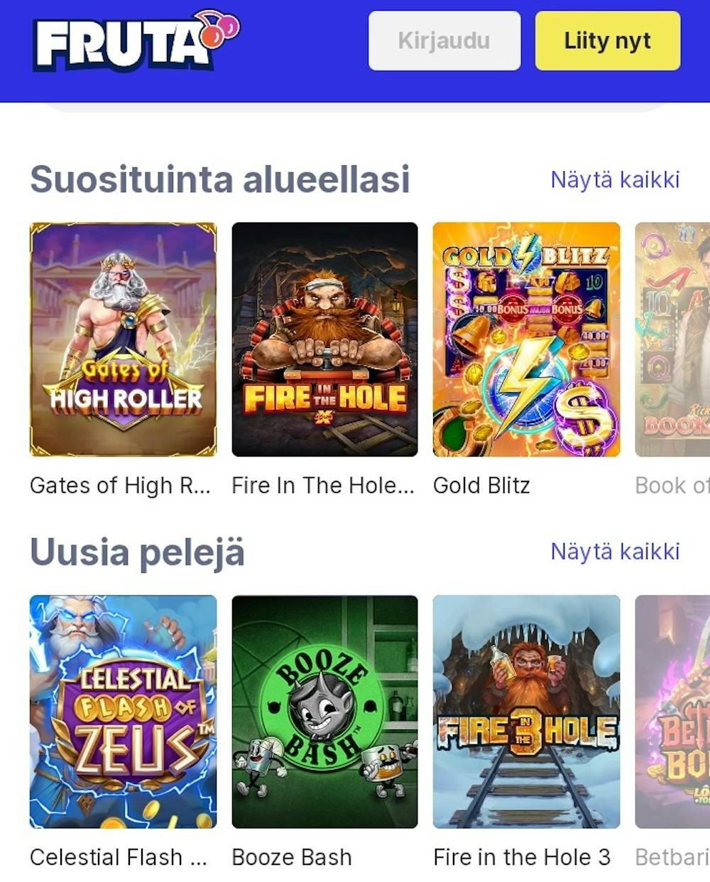 Fruta Casino pelit