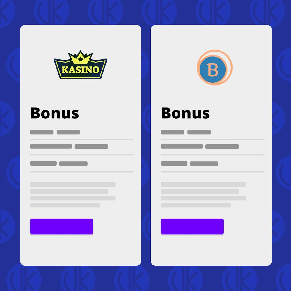 Valitse bonus ja tsekkaa bonuskoodi