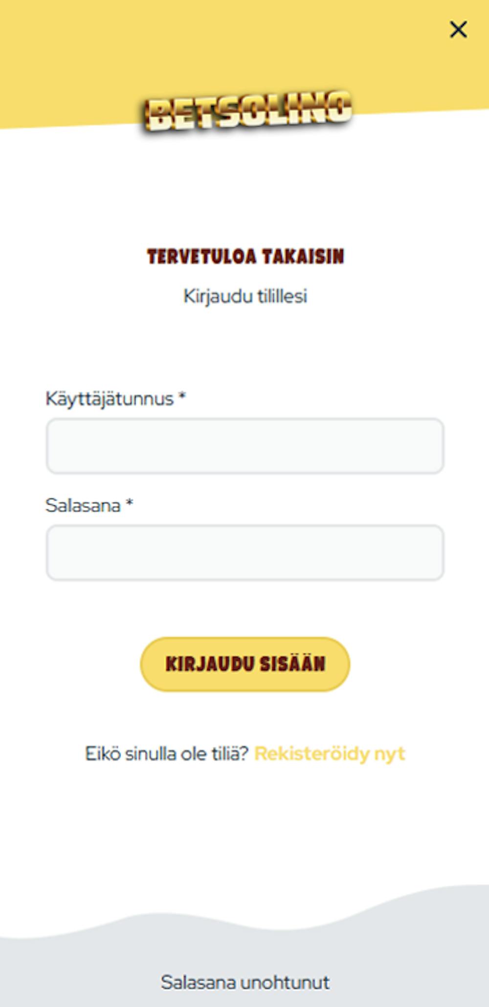 betsolinon login
