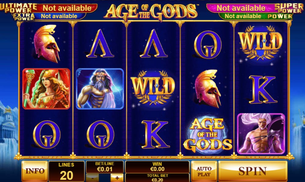 Age of Gods jackpot-pelien sarja