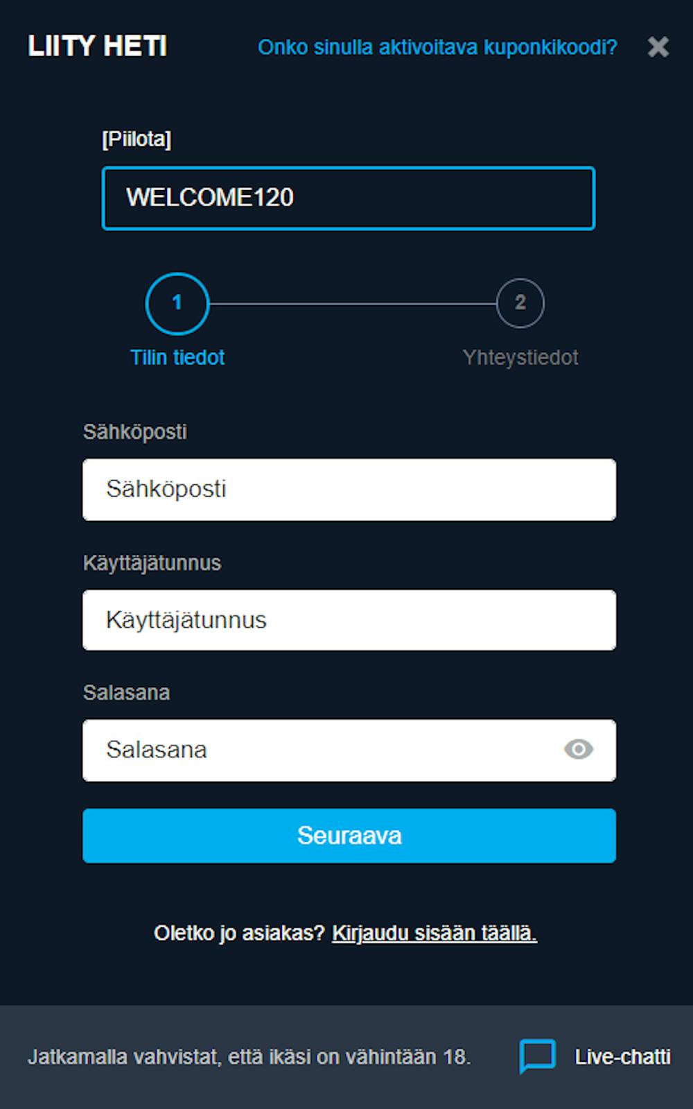 betglobalin login