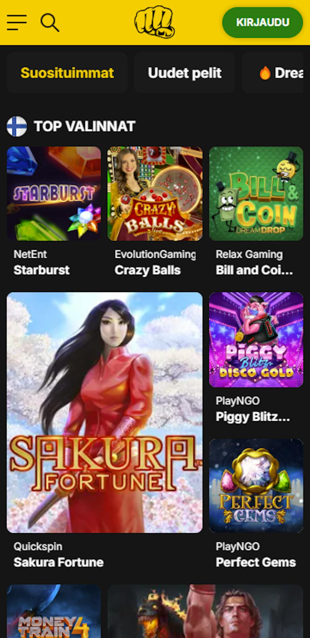 Bethard Casino online pelit