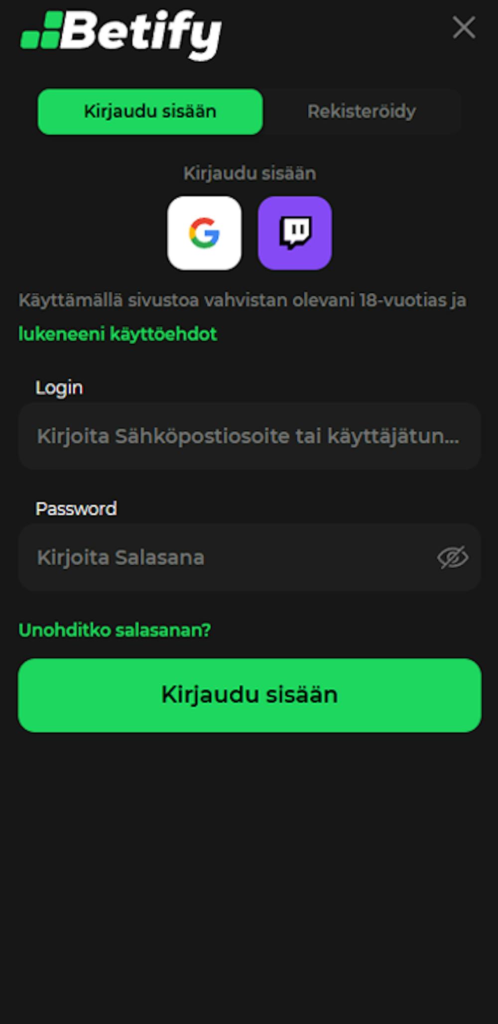 betifyn login