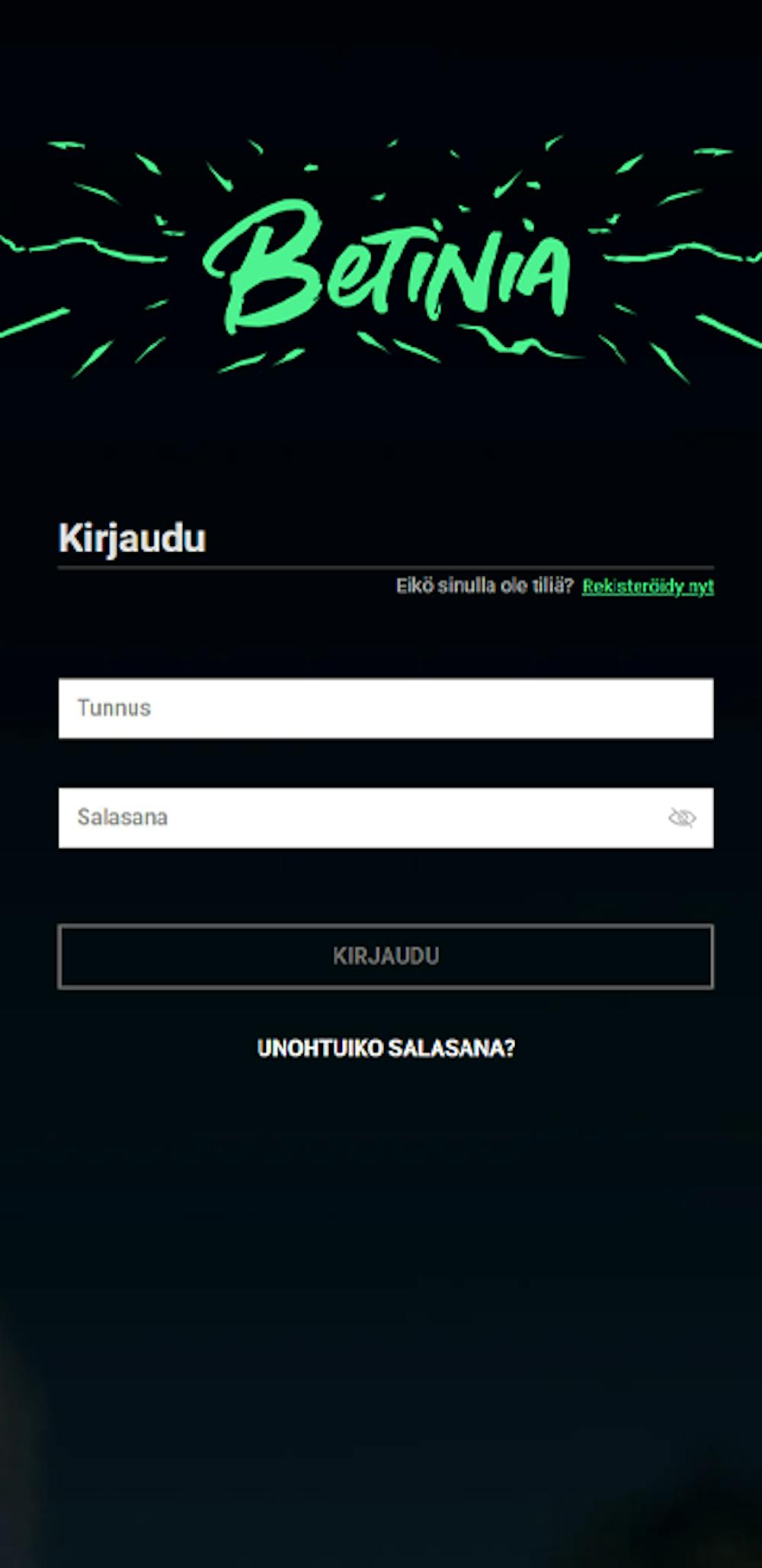Betinian login