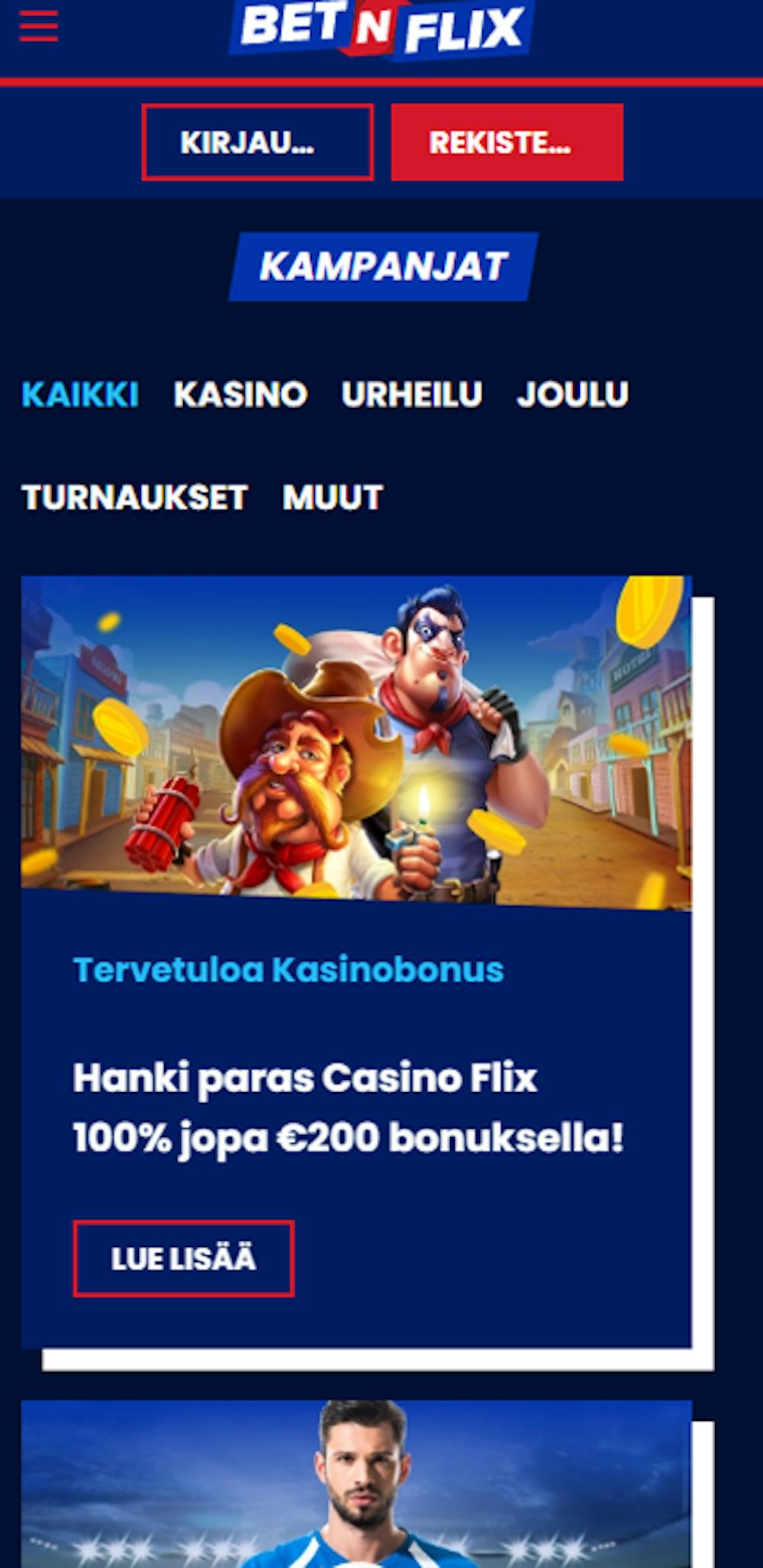 BetNFlixin tervetuliaisbonus