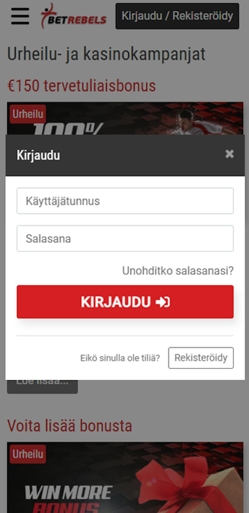 betrebelsin login