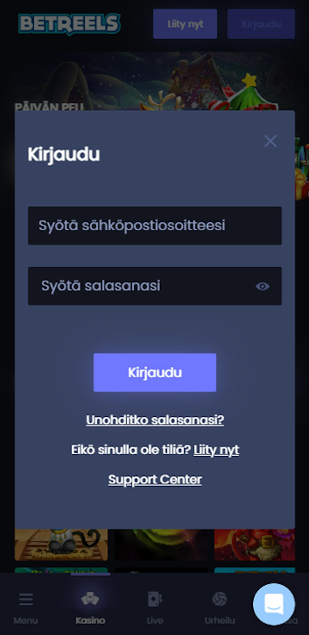 betreelsin login