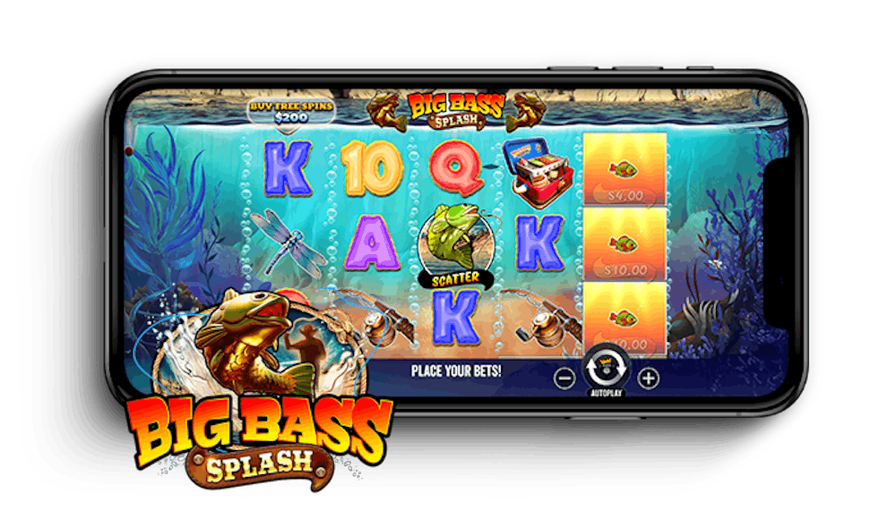 Big Bass Splash kolikkopeli.