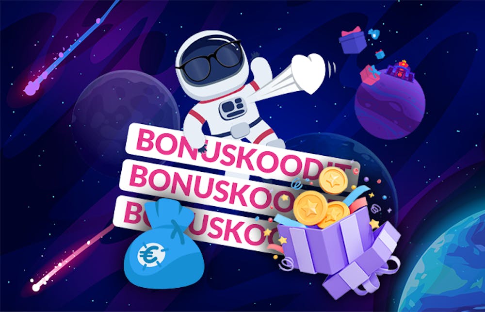 Bonuskoodit nettikasinoiden bonusetuna.
