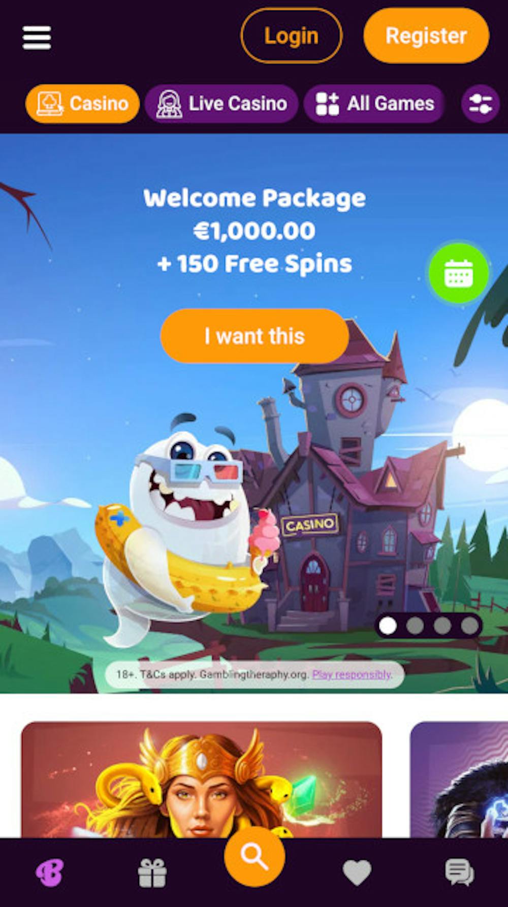 Boo Casinon tervetuliaisbonus: 100 % jopa 1000 € + 150 ilmaiskierrosta