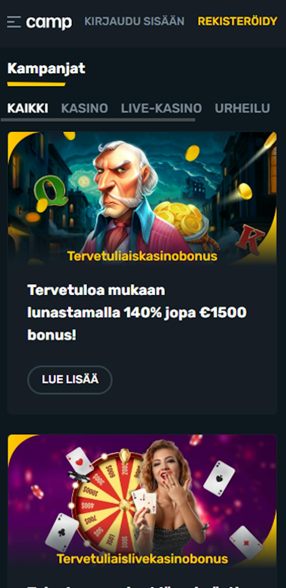 CampeonBet tervetuliaisbonus