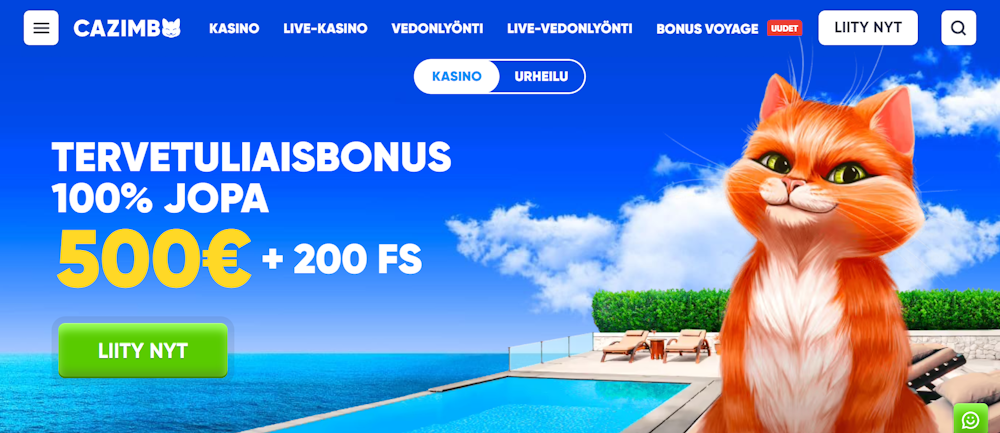 Cazimbon tervetulotarjous