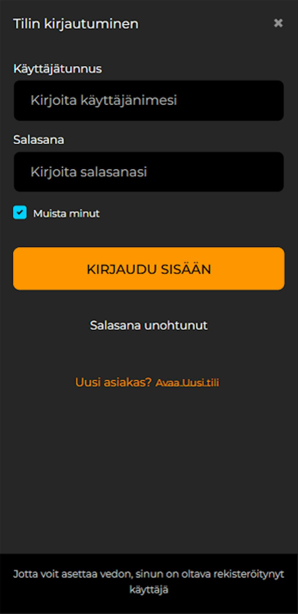 Directionbetin login