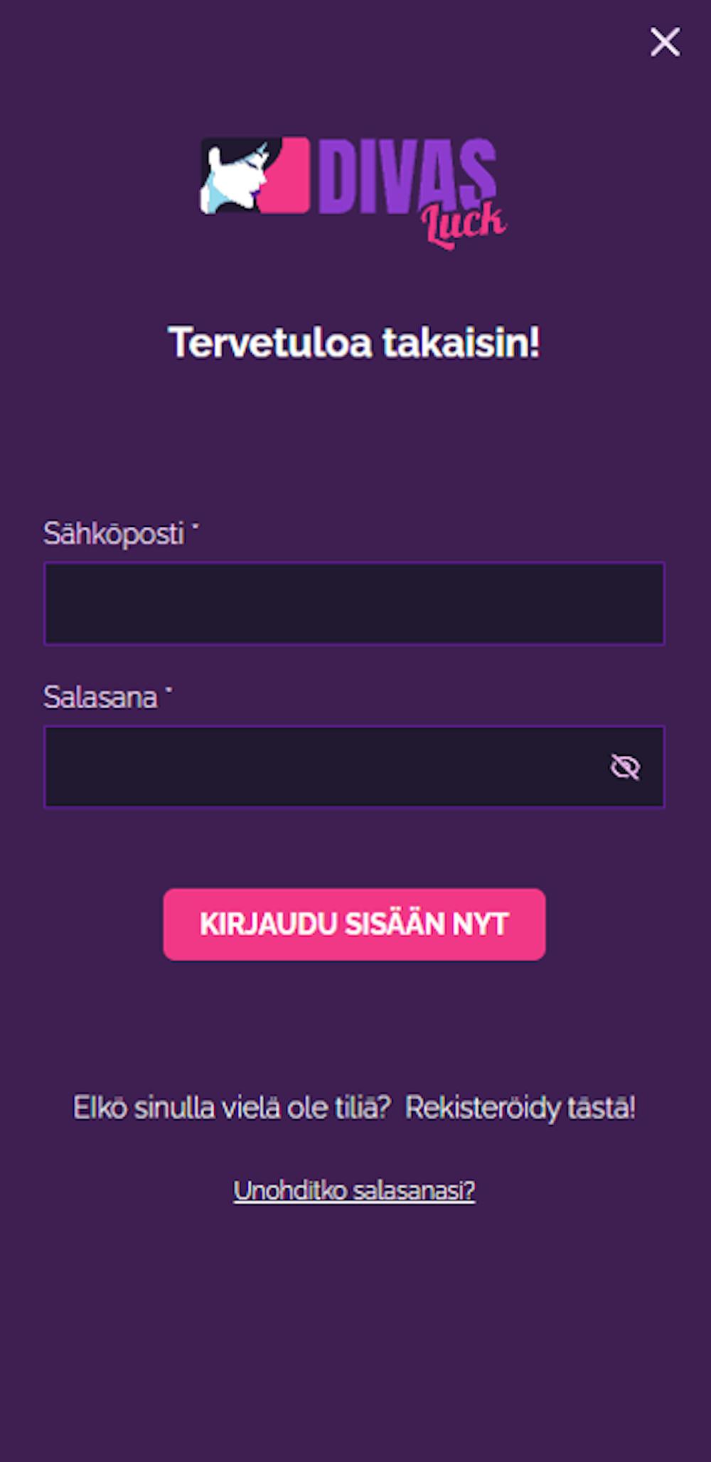 divasluckin login