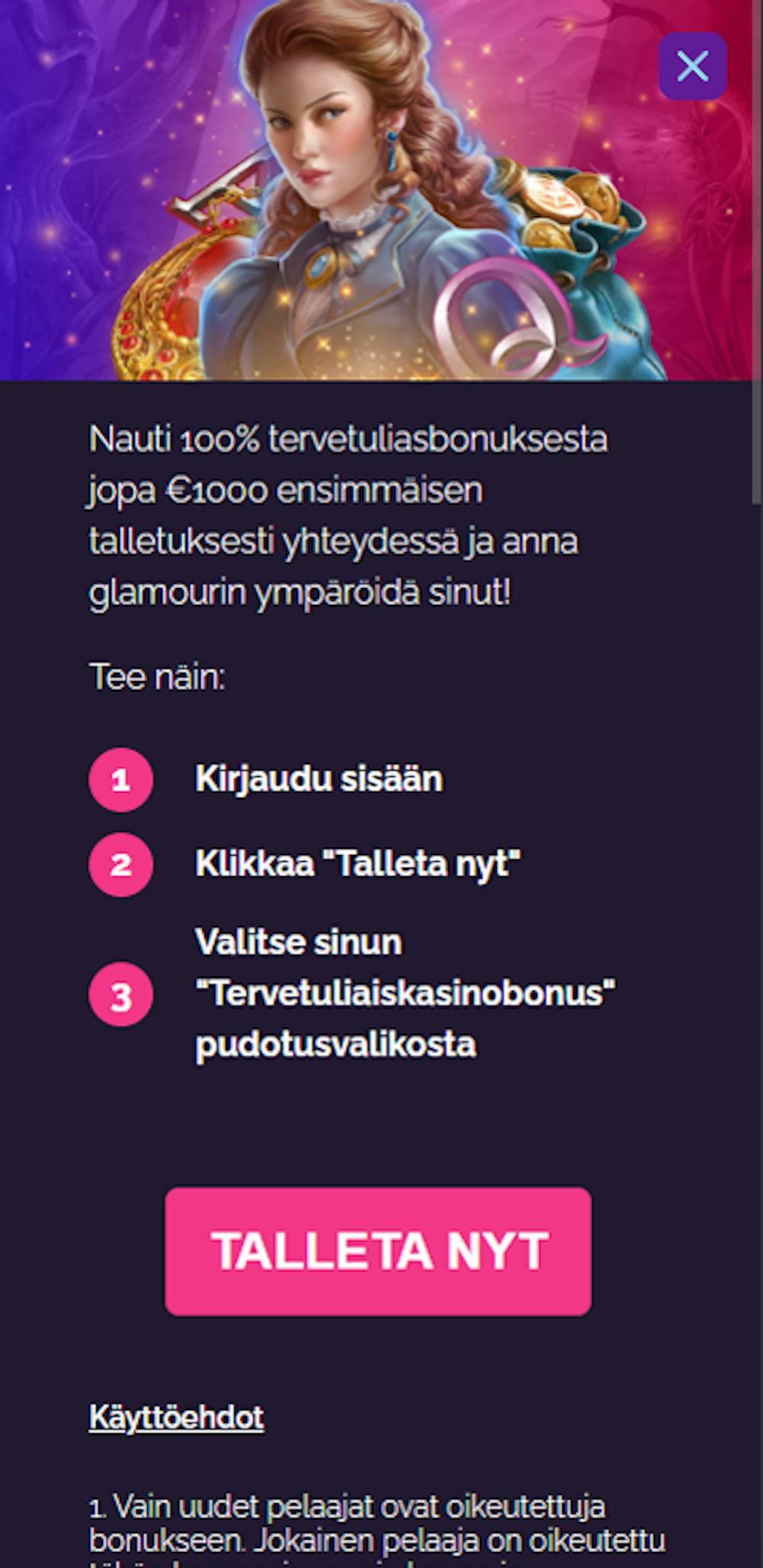 Divas Luckin tervetuliaisbonus
