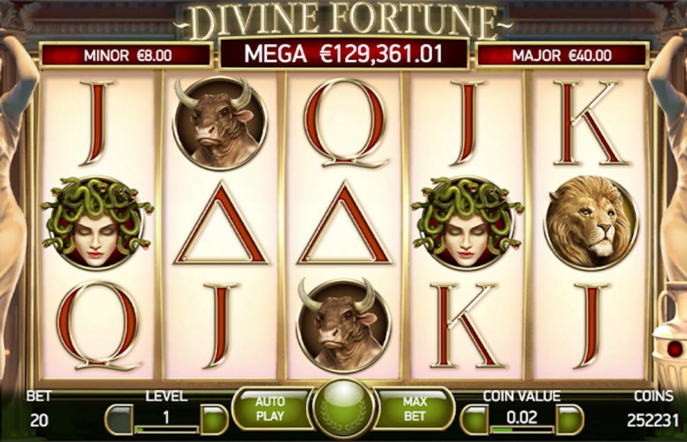 Divine Fortune: Tietoa pelistä logo