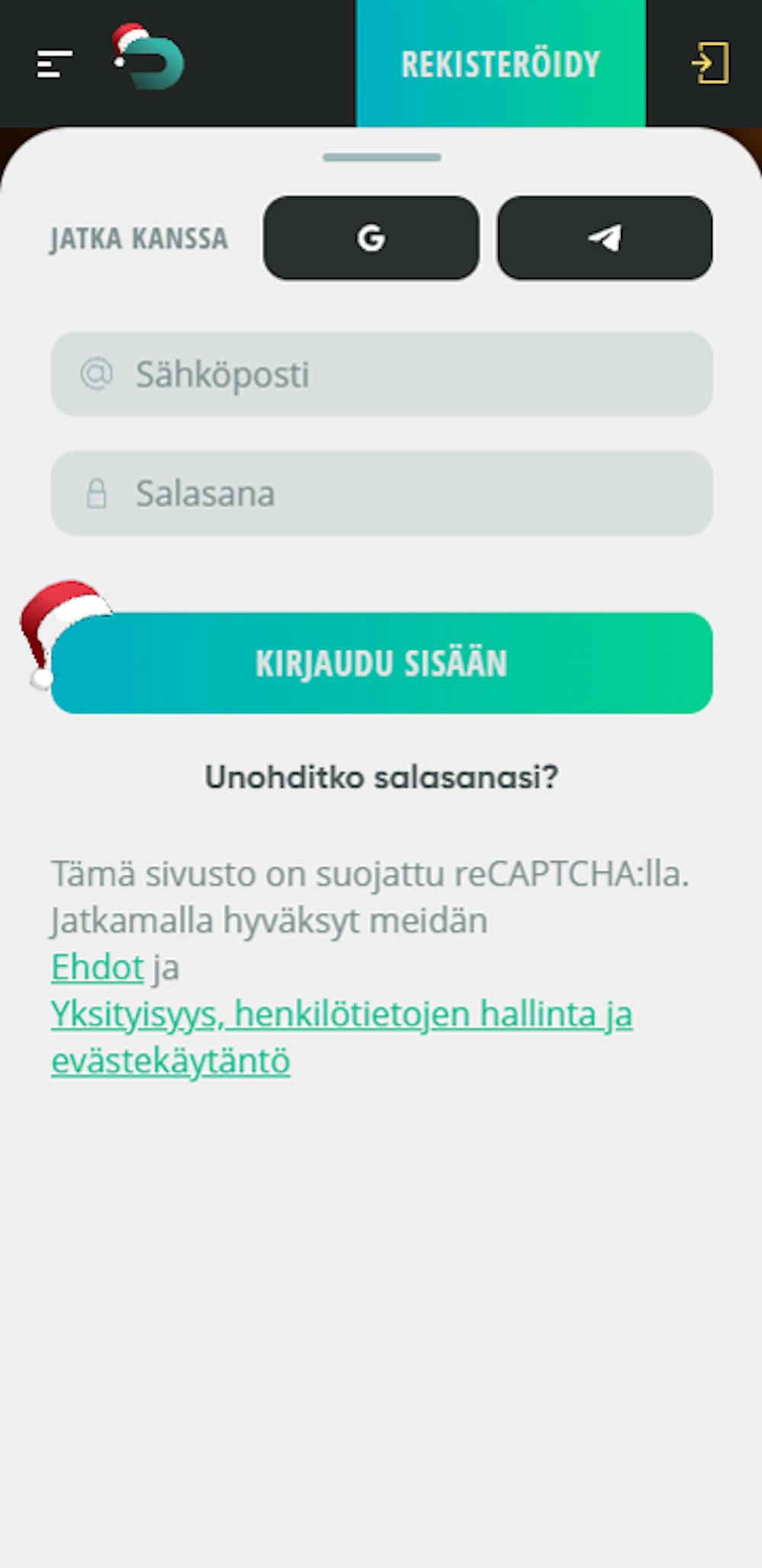 Pelitilin avaaminen Drip Casinolle