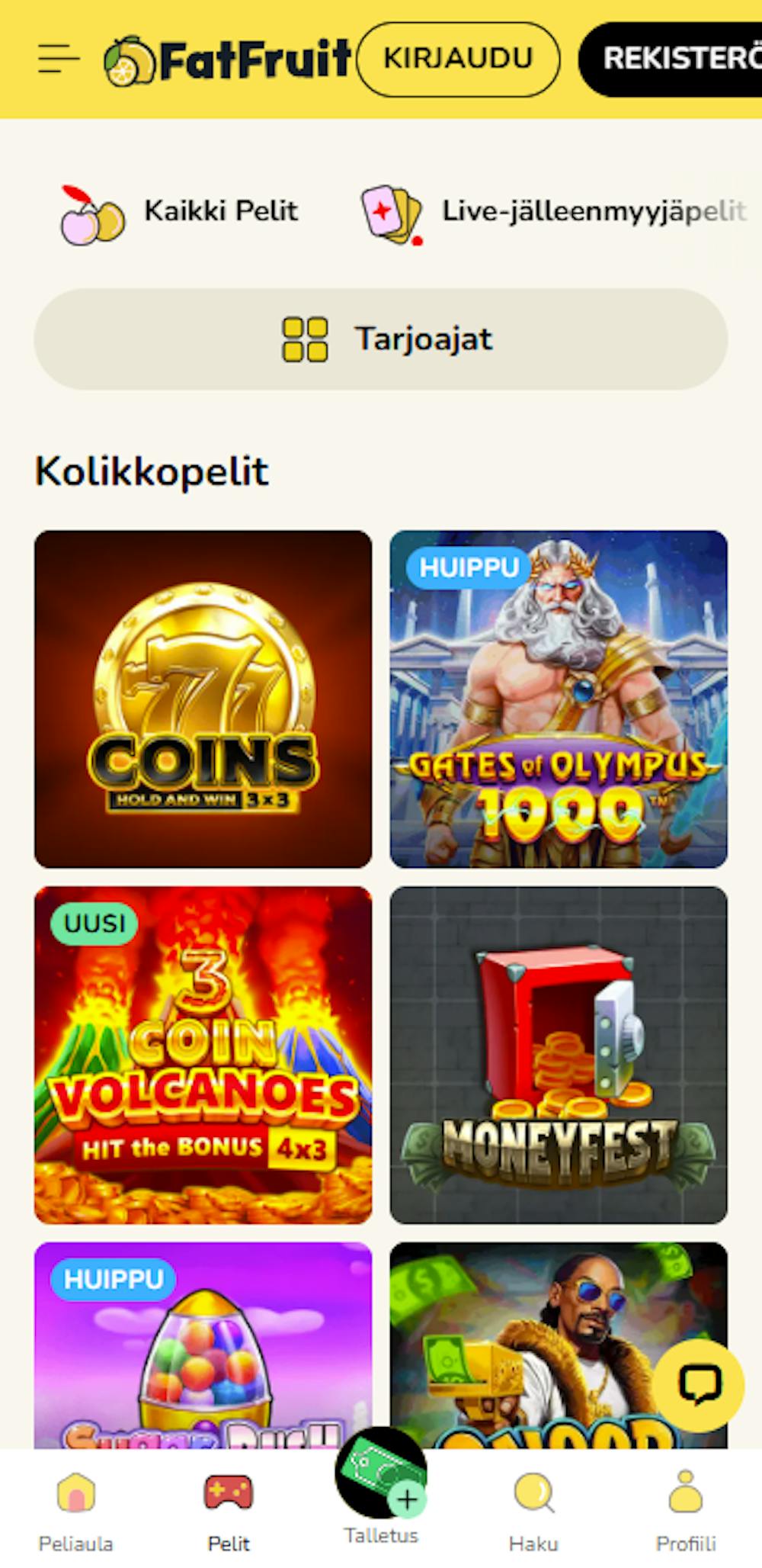 FatFruit pelit