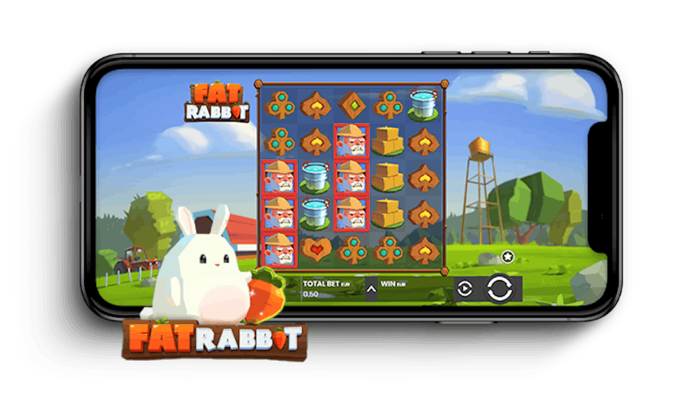 Fat Rabbit slotti mobiilissa