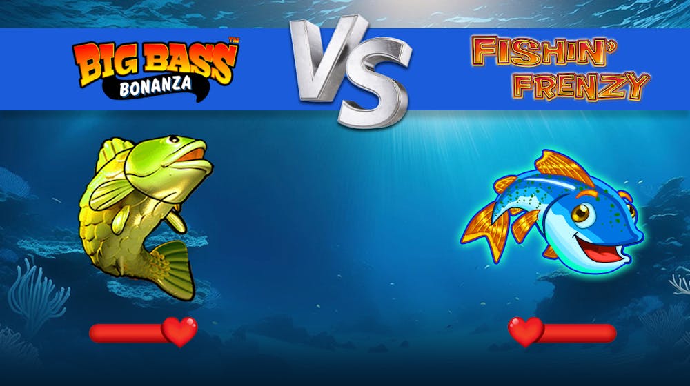 Slottikamppailu: Fishin&#8217; Frenzy vs. Big Bass Bonanza