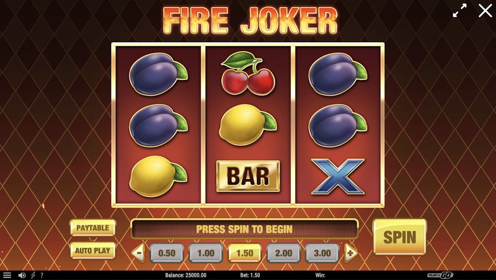 Fire Joker: Tietoa pelistä logo