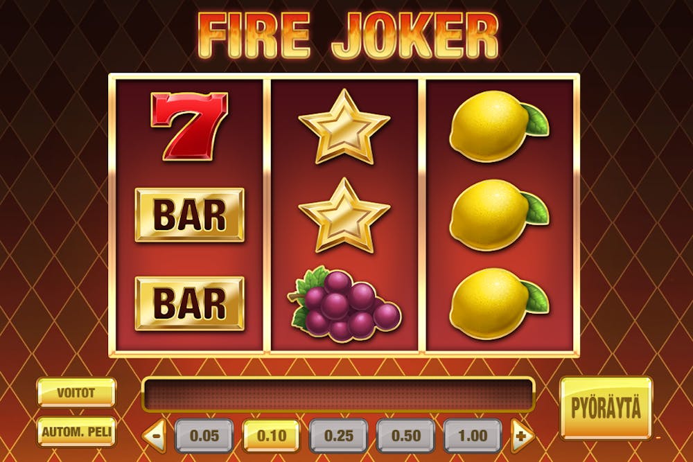Fire Joker hedelmäpeli