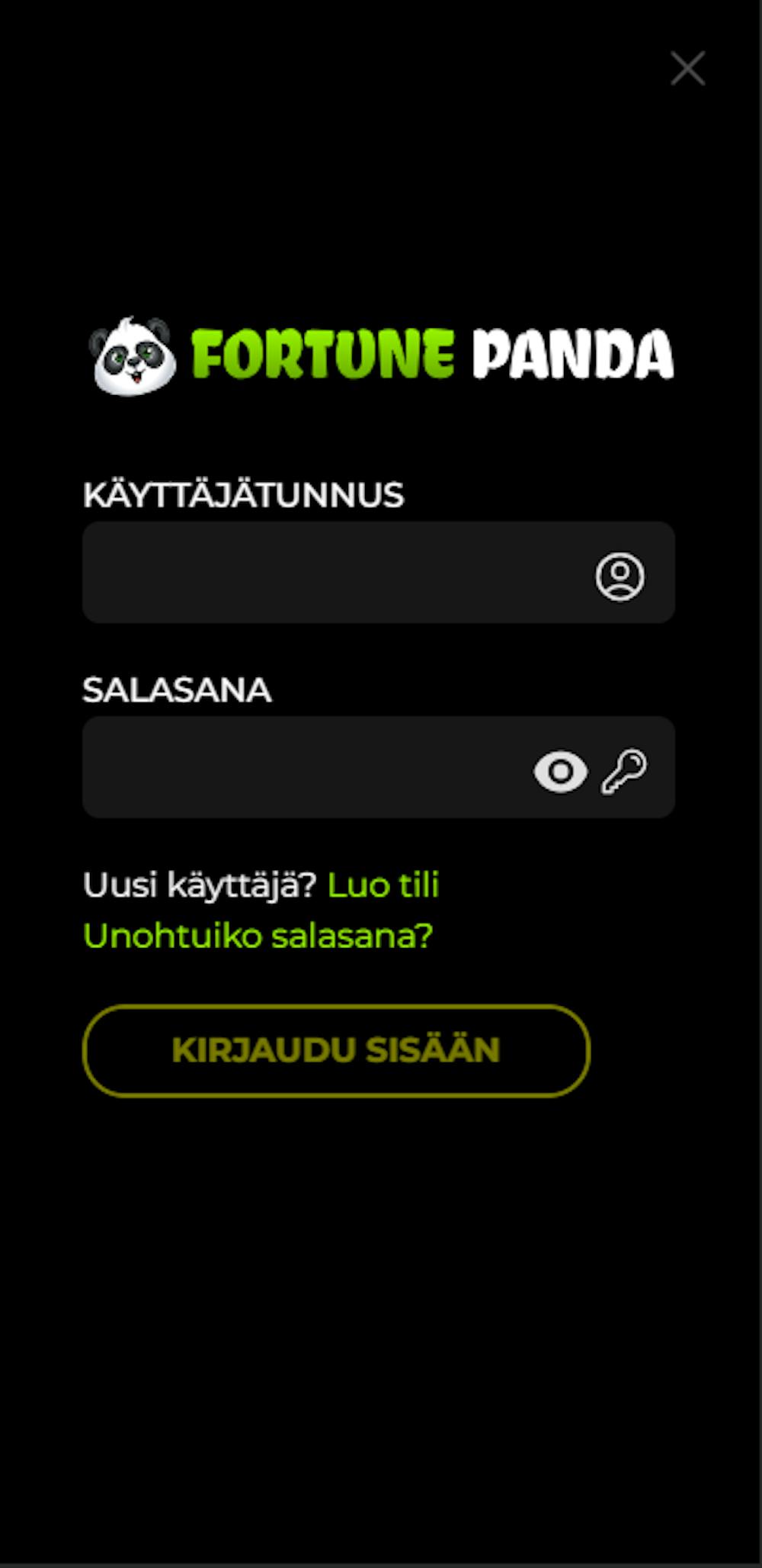 fortunepandan login