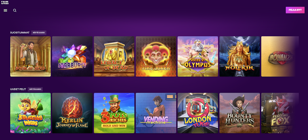 Frank &amp; Fred pelit