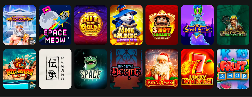 Drip Casinon pelejä.