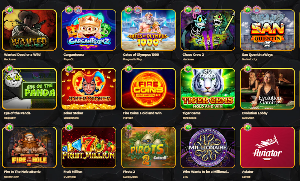 Winlegends kasinon pelejä.