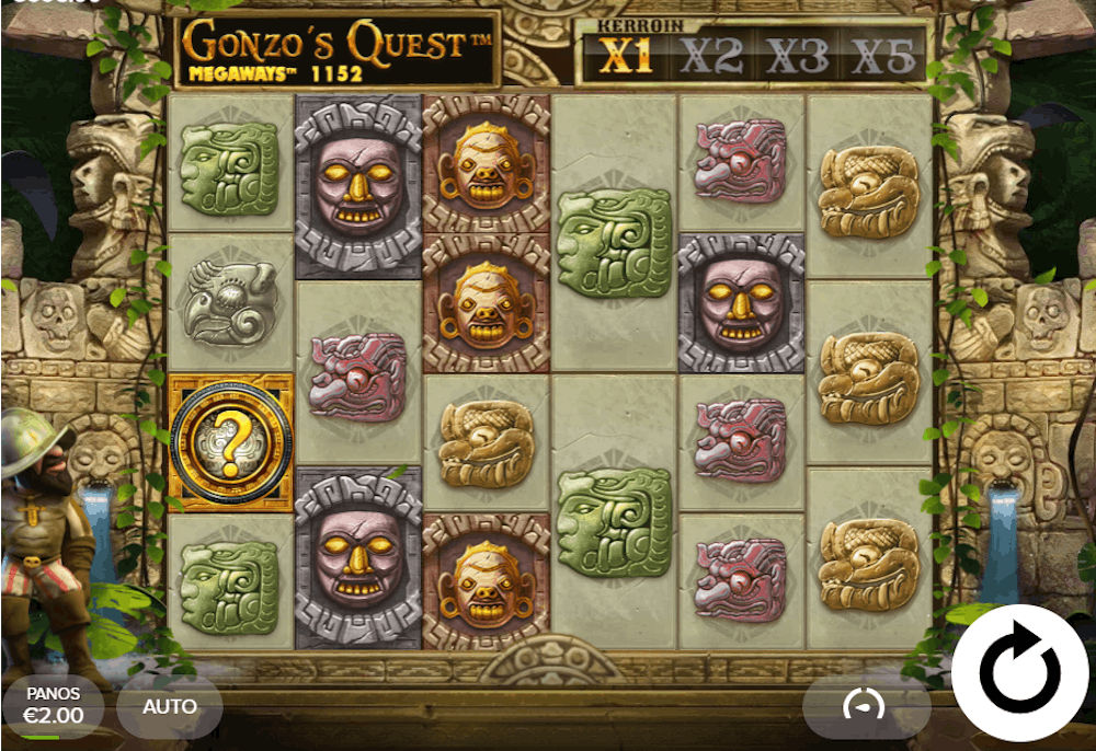 Gonzo's Quest Megaways kolikkopeli