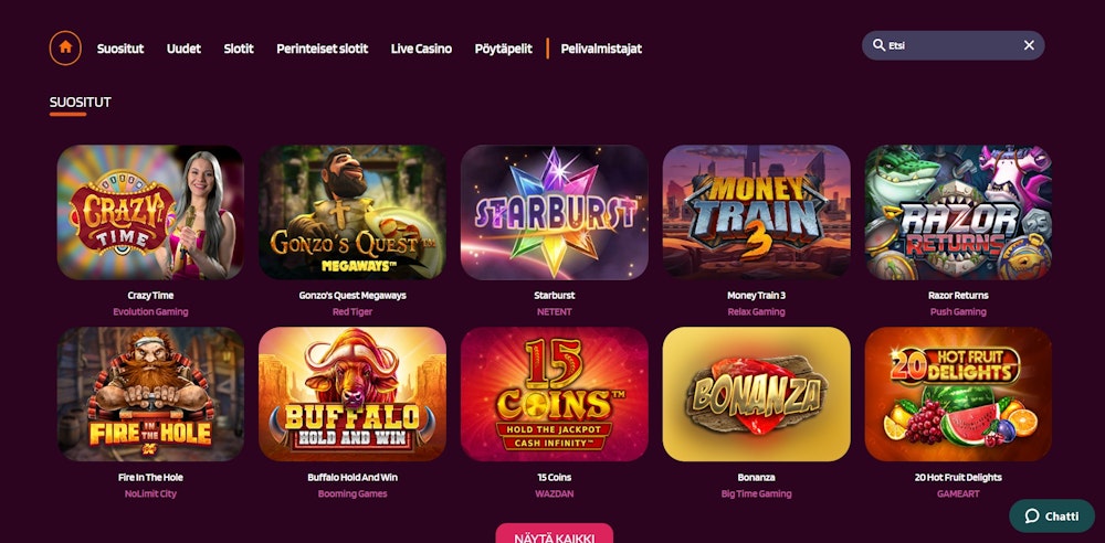 Happy Spins casino pelit