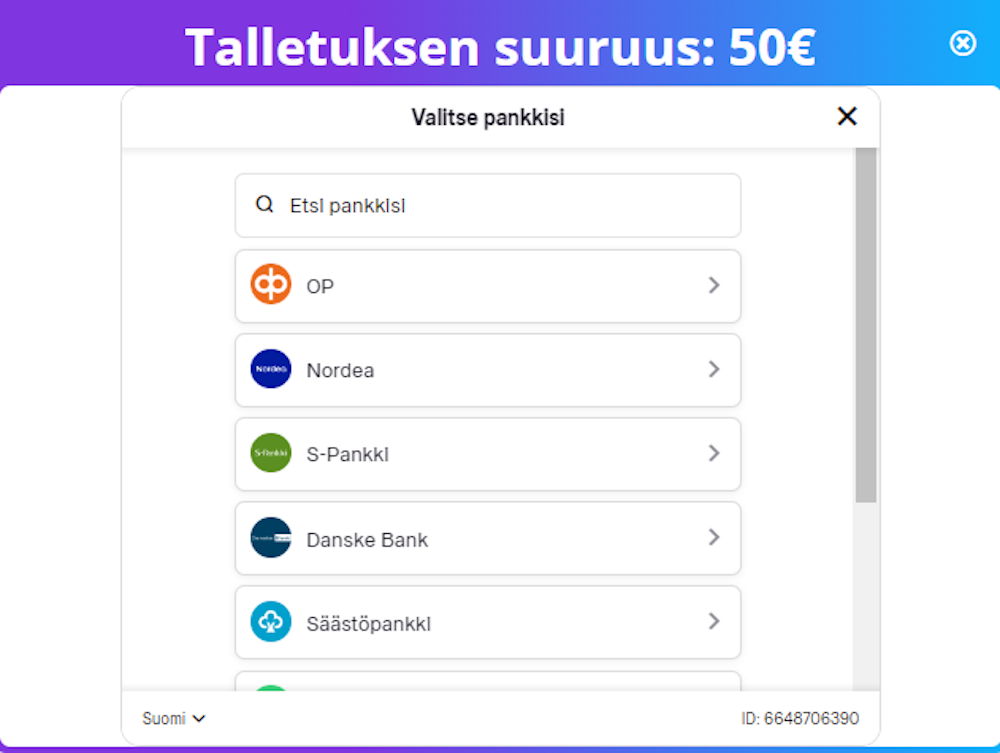 Pelitilin avaus Barz Casino.