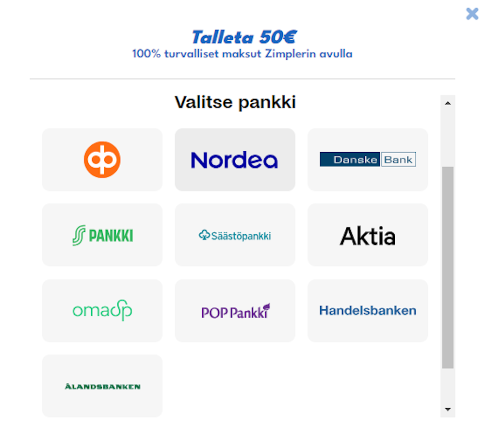 Pelitilin avaus Slotti nettikasinolle.