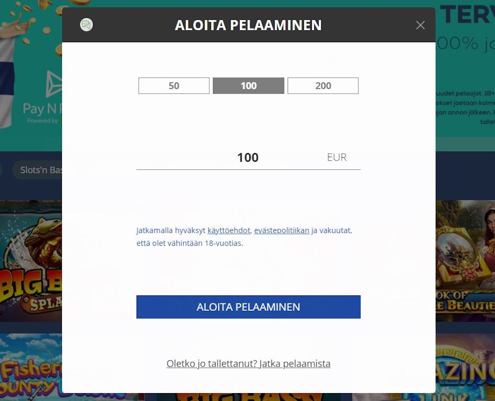 Jackie Jackpot Casinolle rekisteröityminen