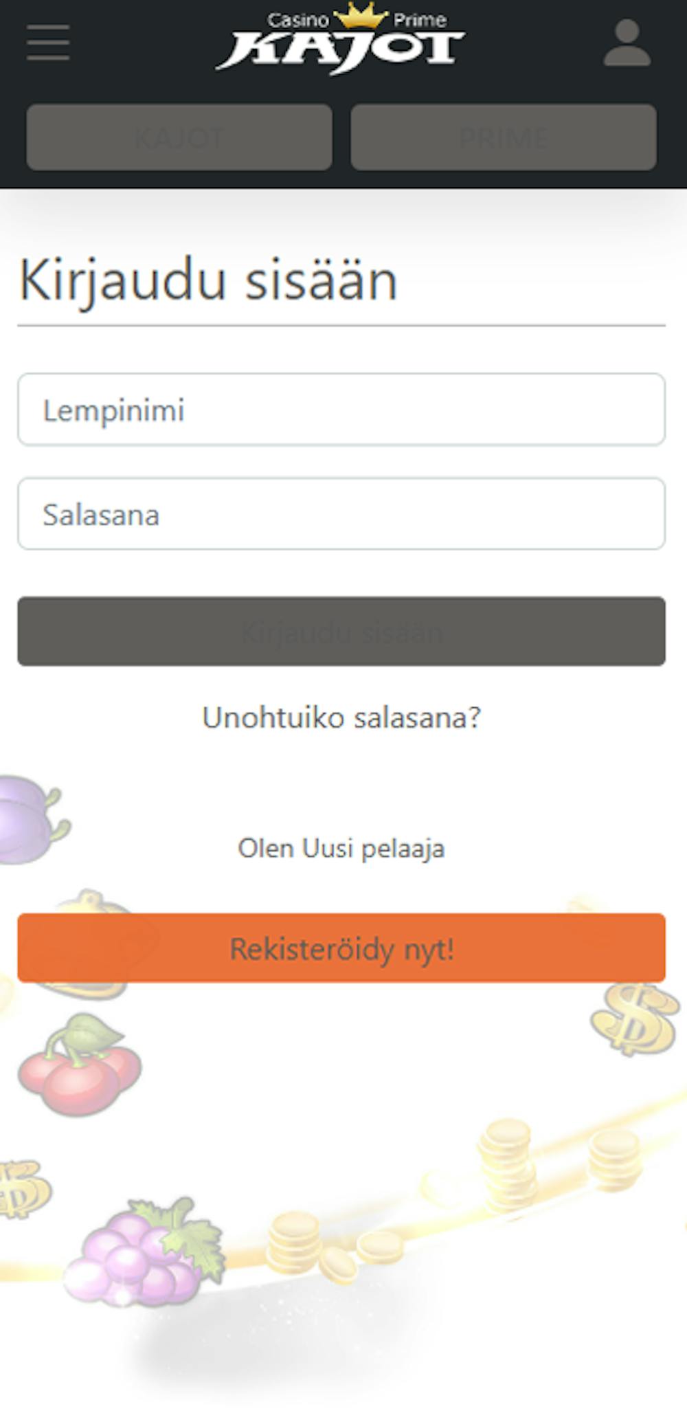 kajotin login