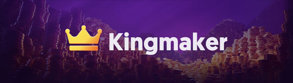 kingmaker kasino uutuus logo banneri