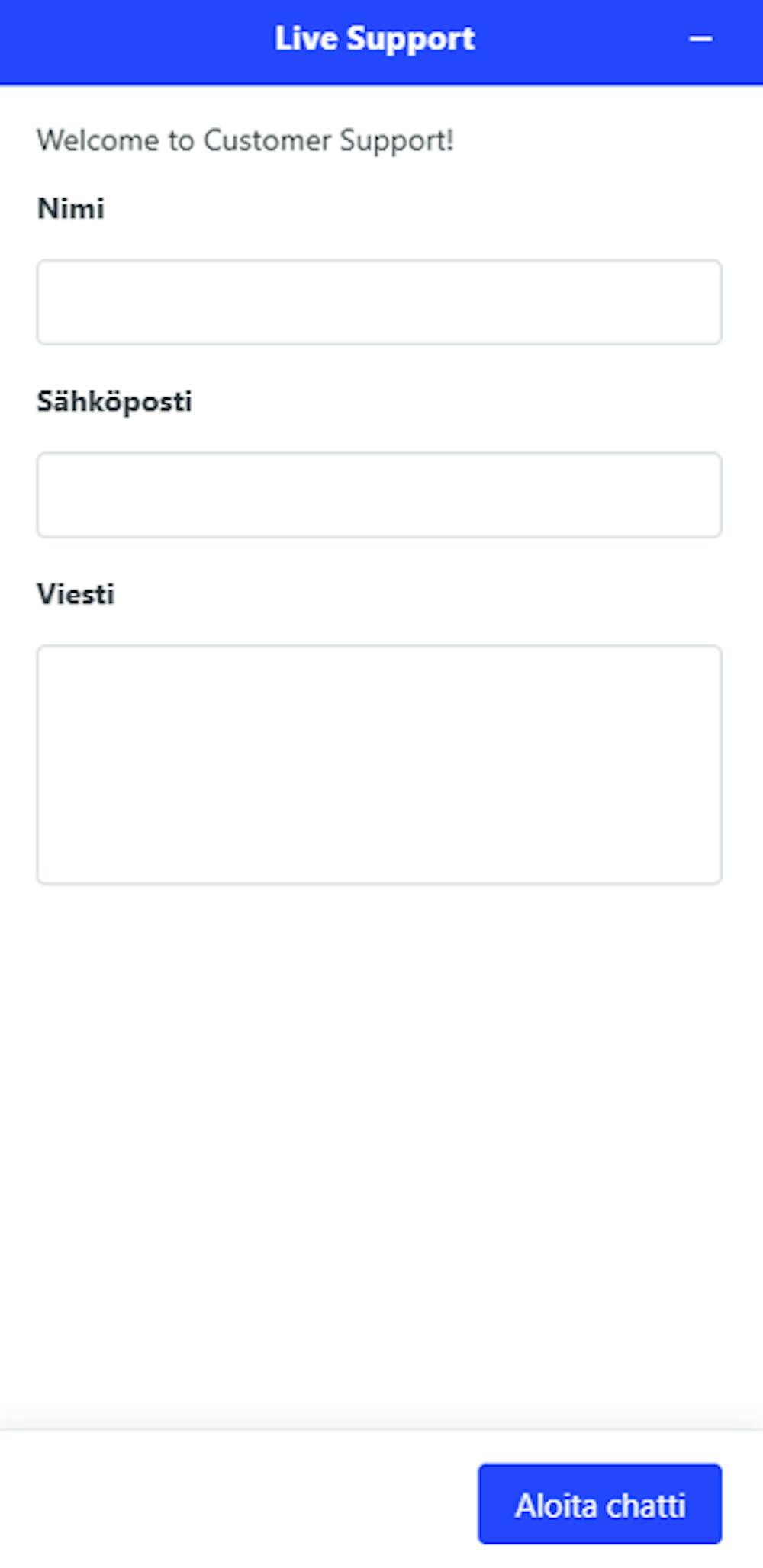 Librabet asiakaspalvelu