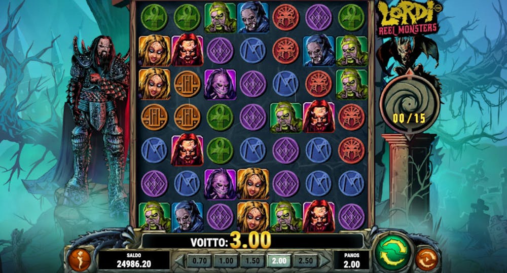 Lordi Reel Monsters kolikkopeli