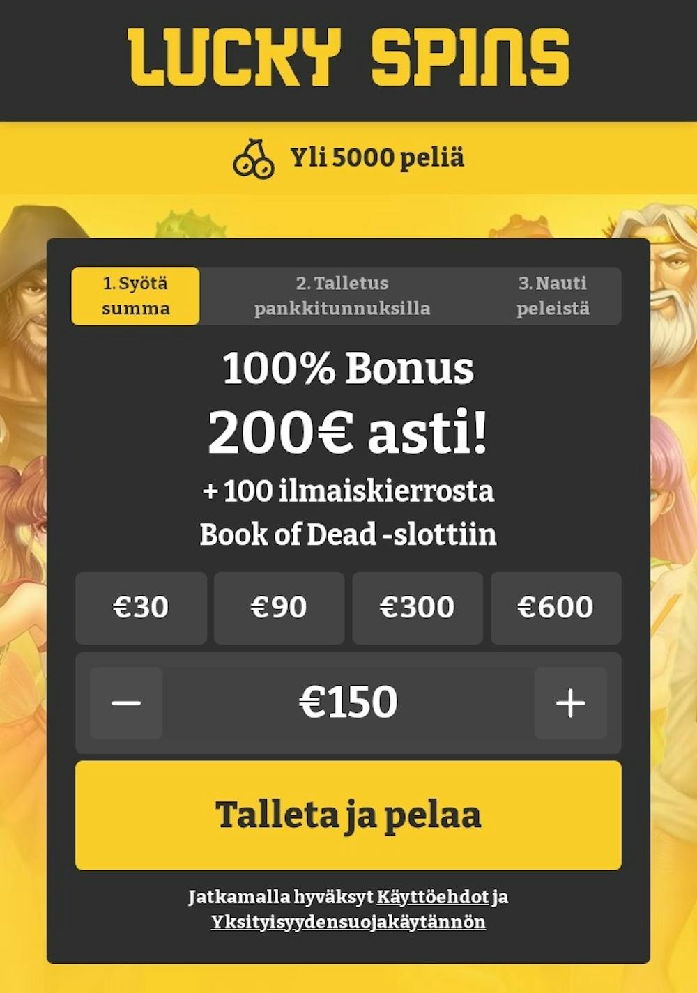 Lucky Spins talleta