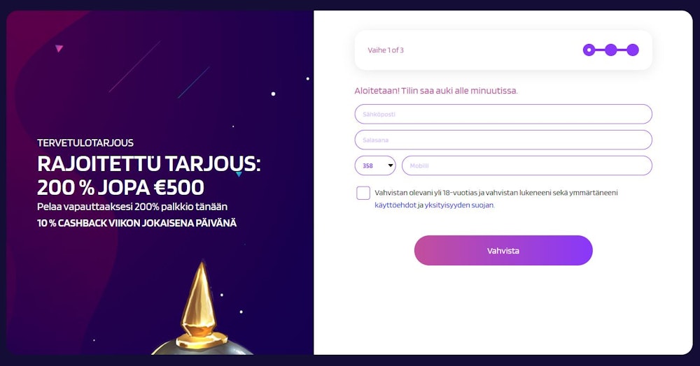 lyra casino rekisteröintisivu