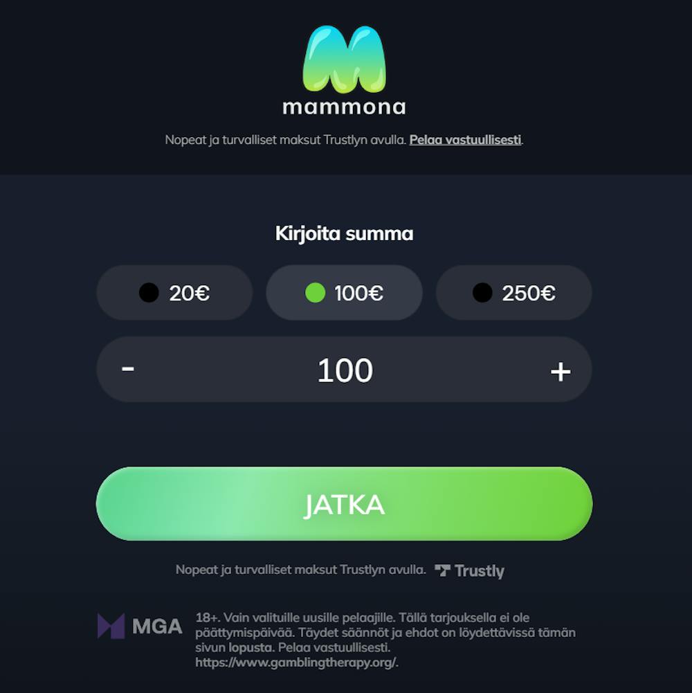 mammonan login