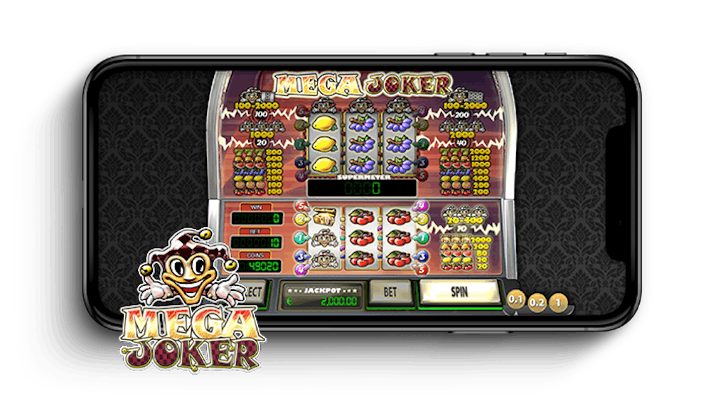 Mega Joker slotti älypuhelimen näytöllä