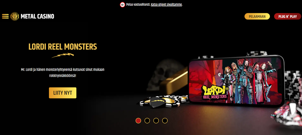 MetalCasinon tervetulotarjous