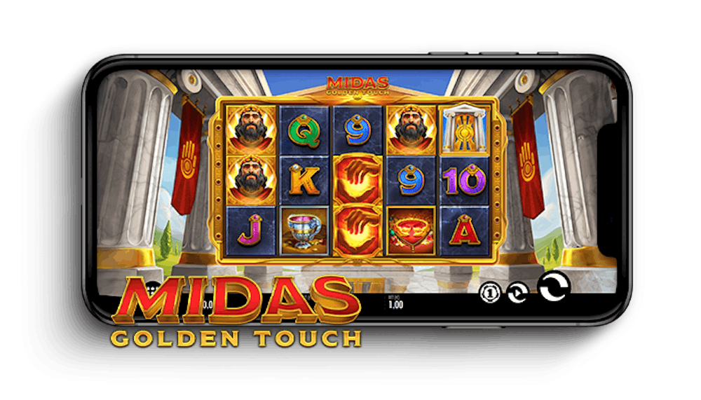 Midas Golden Touch kolikkopeli mobiilissa