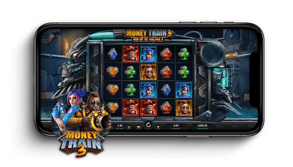 Money Train 3 slotti mobiililaitteella