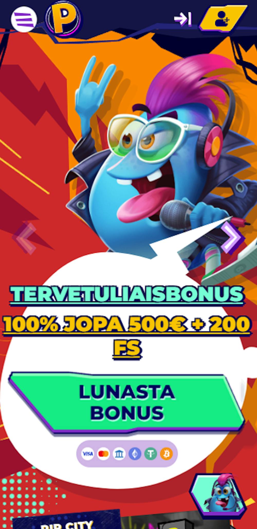 mrpachon tervetulotarjous